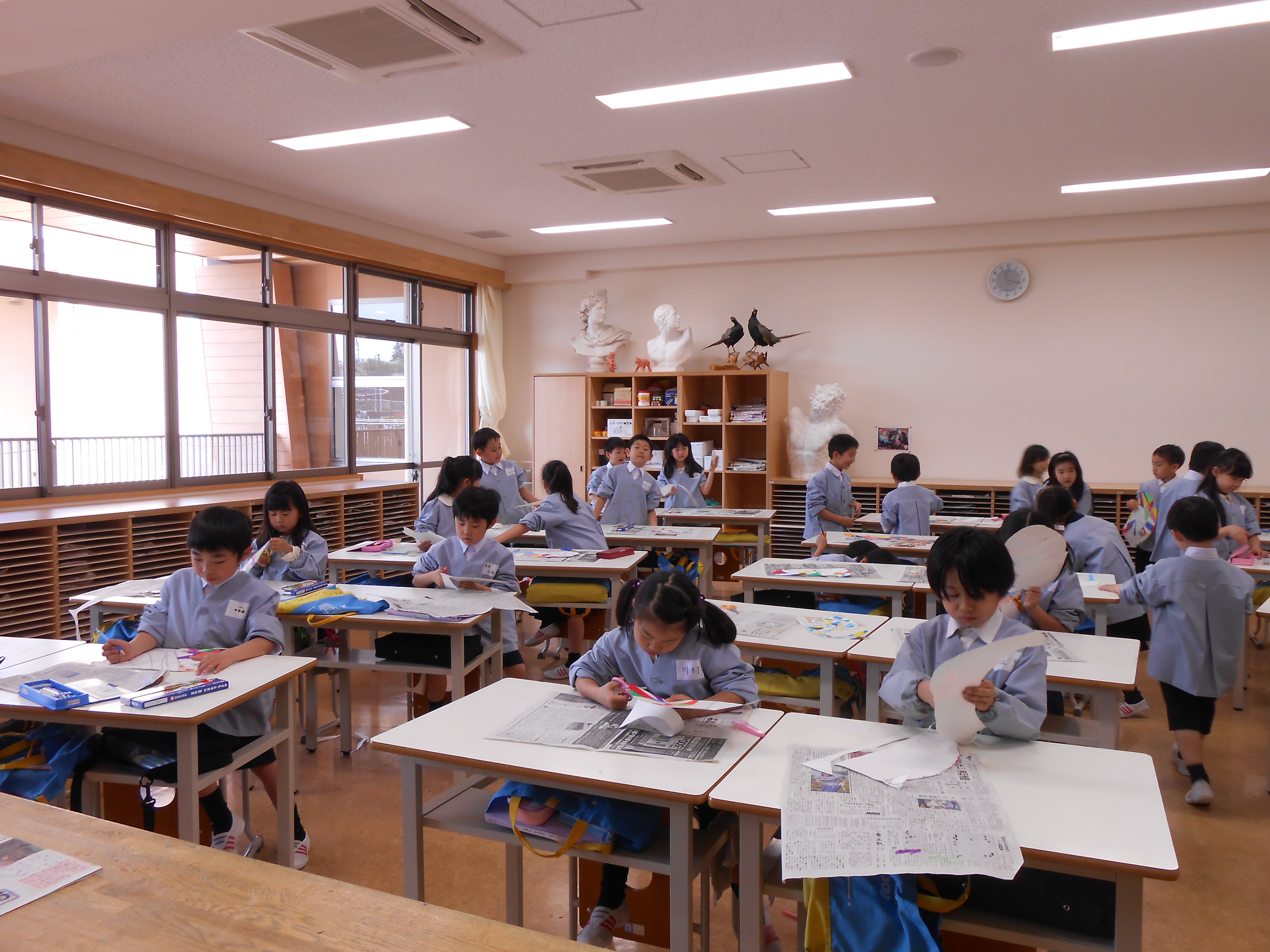 2013年度　２年生　授業風景　ぼうけんくじらのクッシー
