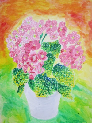 ２０１２　６年生　鉢植えの花①