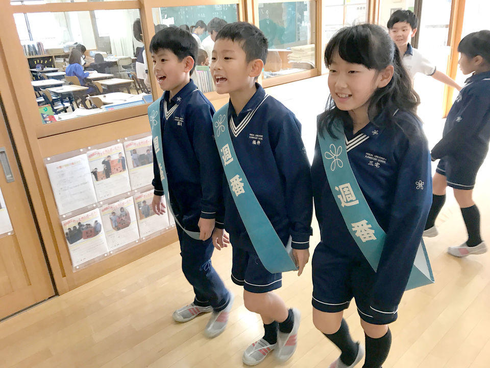 学校での1日