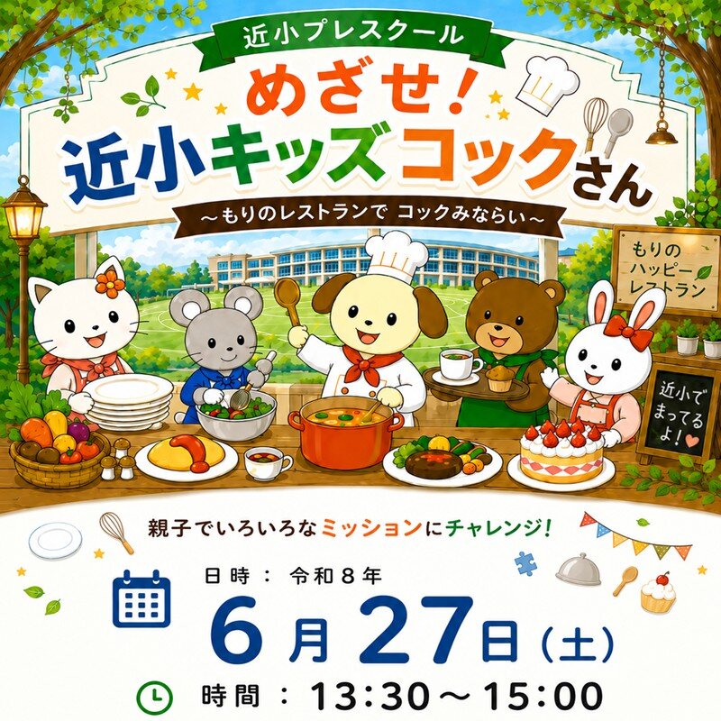 めざせ！近小キッズコックさん